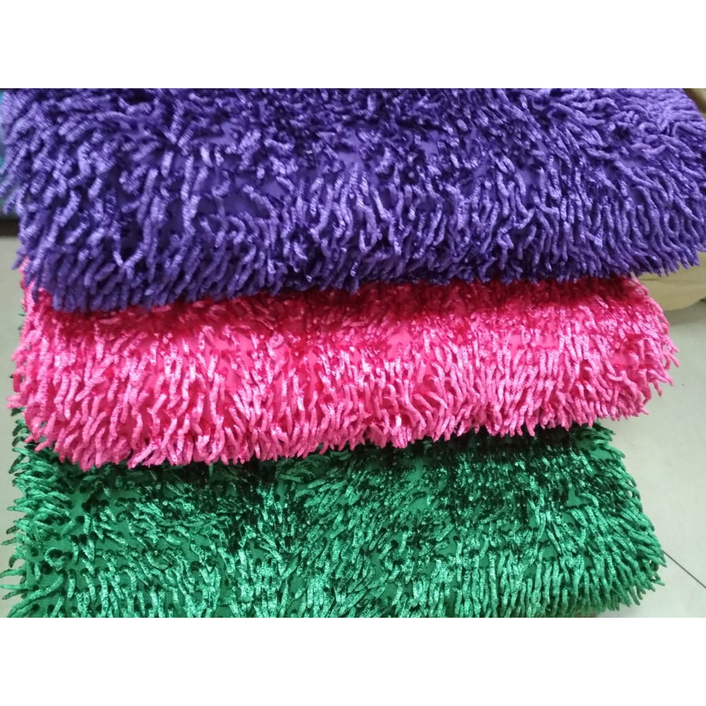 Karpet Cendol GLOSSY besar 150x200 Anti Slip/ microfiber / 200x150 / karpet Kilap / Doormart