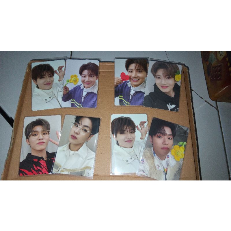 photocard junkyu jaehyuk blue green ver jeongwoo kit the second step treasure jikjin era junkyu maun