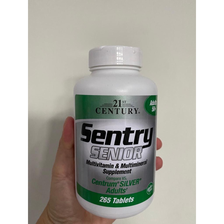 21st century multivitamin Sentry Senior 50+ multivitamin 265 tablets