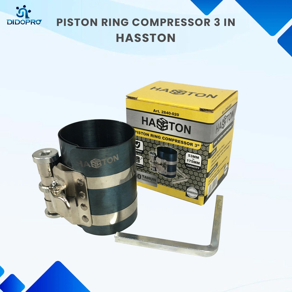 Piston Ring Compressor 3 Inch Alat Press Ring Seher HASSTON PROHEX