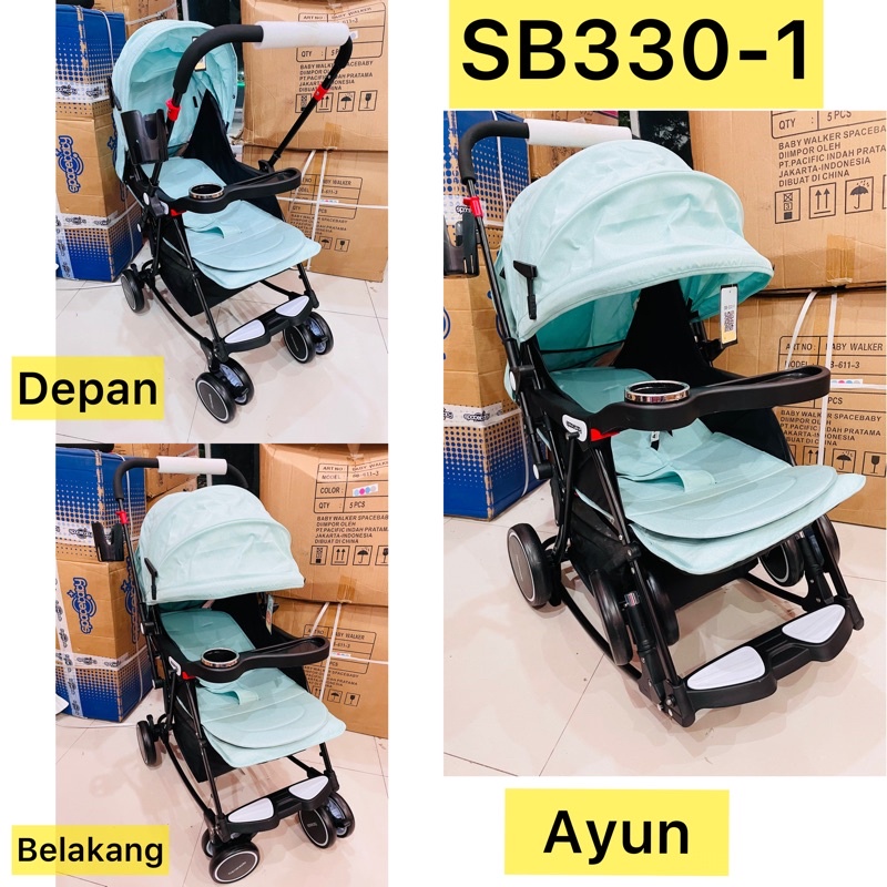 Stroller SPACE BABY SB 214 6202 SB 6215 / SB6215 / SB6202  / SB6212 / SB 330-1 SB 325-1 SB 6601-1 329-1 Kereta Dorong Bayi Hadap Depan Belakang