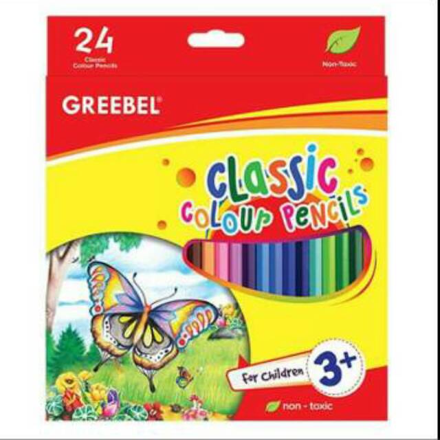 

Pensil warna Classic Greebel 24 warna