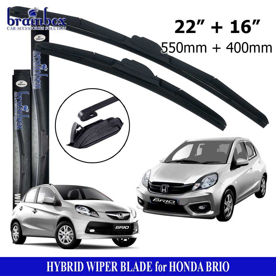 HIGH QUALITY Hybrid Wiper Blade Honda Brio Wiper Kaca Mobil Karet Pembersih Kaca Mobil Wiper Kaca