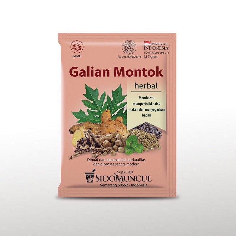 Sidomuncul jamu galian montok