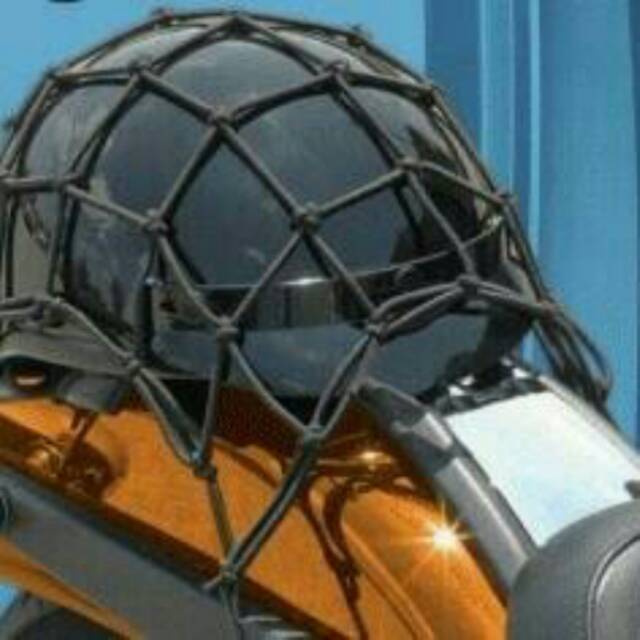 Jaring helm tali pengikat helm di motor / tali bagasi ikat simpan helm