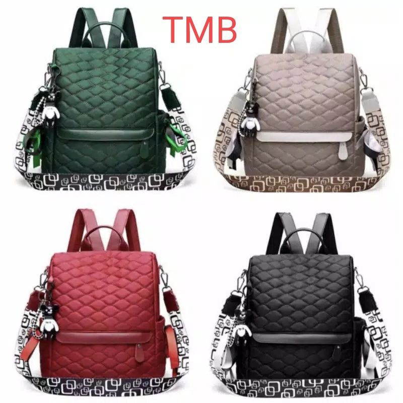 Tas Ransel laptop Tas Backpack Fashion Wanita Tas Punggung Sekolah Tas Kuliah Tas Ransel Bordir