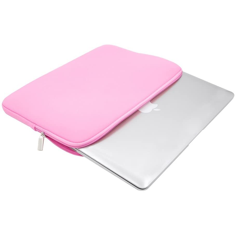 Tas Laptop Macbook Softcase Sleeve Neoprene Set with Small Pouch Size 13 14 15 inch