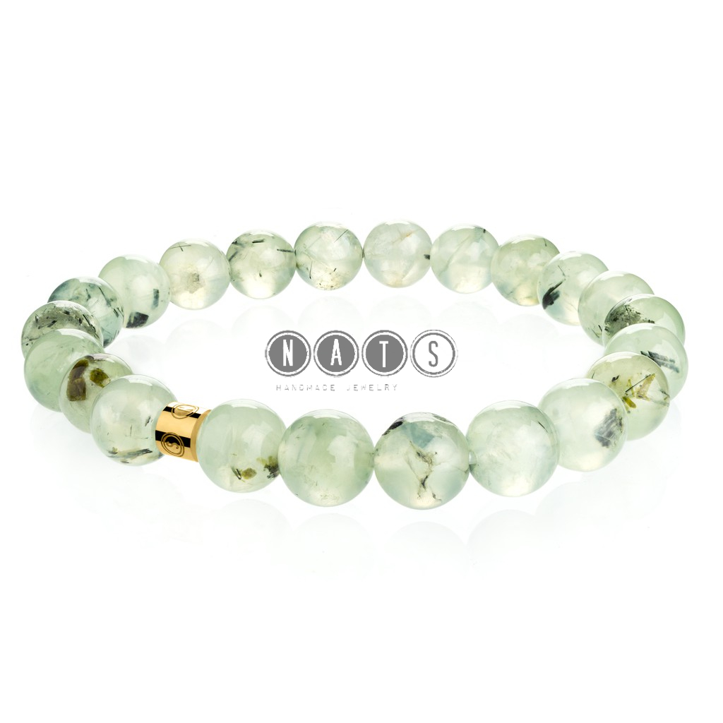 Nats Living - Gelang Batu Alam: Batu Green Garnet 8mm, Gelang Hati dan Tindakan Selaras
