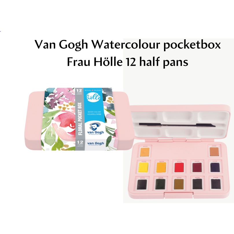 

Van Gogh Watercolour Pocketbox Frau Holle 12 Half Pans