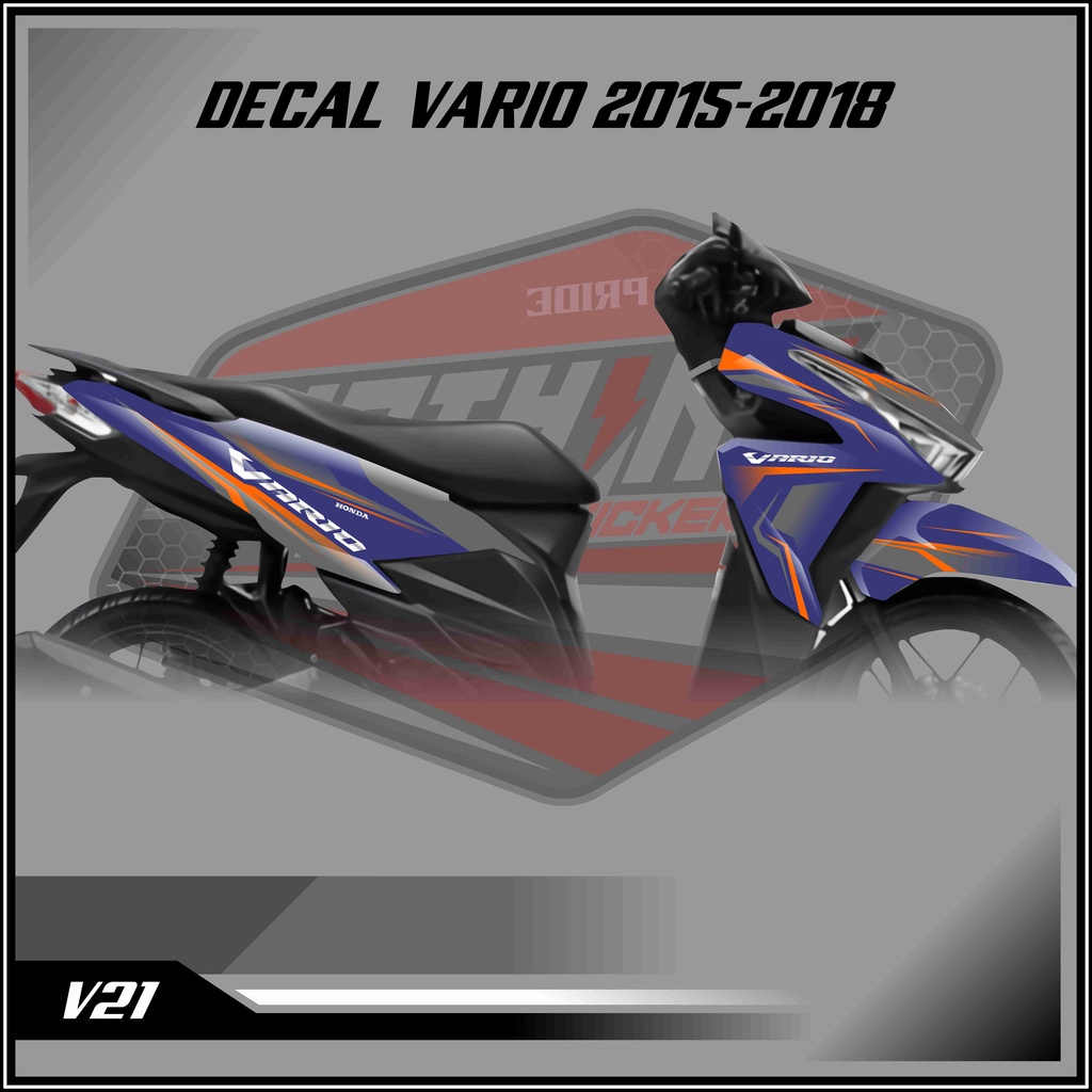 sticker vario LED oldblue 21