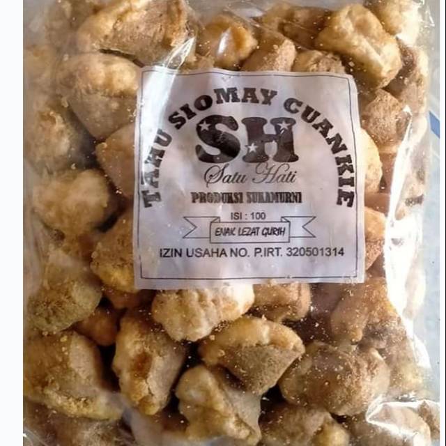 

Cuanki tahu merk SH isi 100 pcs baca deskripsi