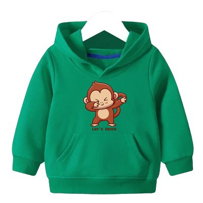 Hoodie Anak Ape Dancing Anak Fleece