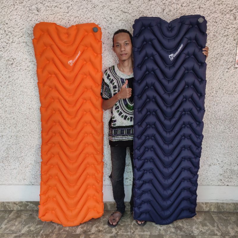 SLEEPING PAD BASSIC GREENSUMMER / MATRAS ANGIN CAMPING / SLEEPINGPAD ULTRALIGHT /SLEPING PAD MATRAS 