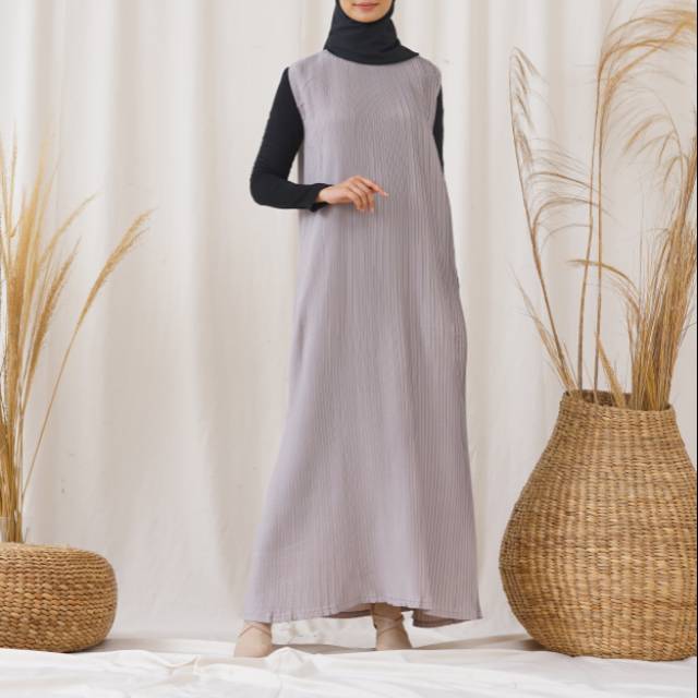 

Irsalina Inner Pleats Soft Grey