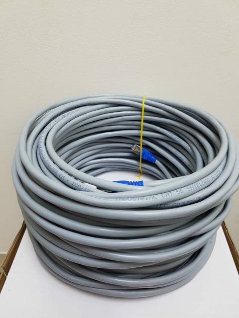 Belden Kabel Lan Outdoor 40 meter STP CAT5e dicrimping rj45 STP Cat5e Belden Tipe 50105F Warna Hitam
