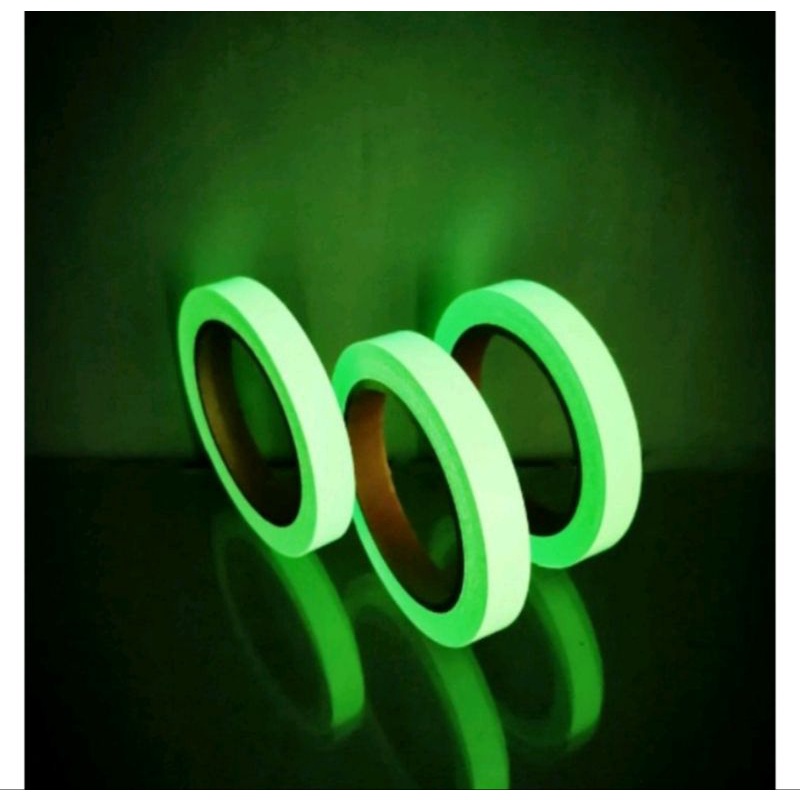 Lakban Glow In The Dark Isolasi Bisa Nyala Selotip Glow In The Dark 2m - Solasi Nyala Di Gelap