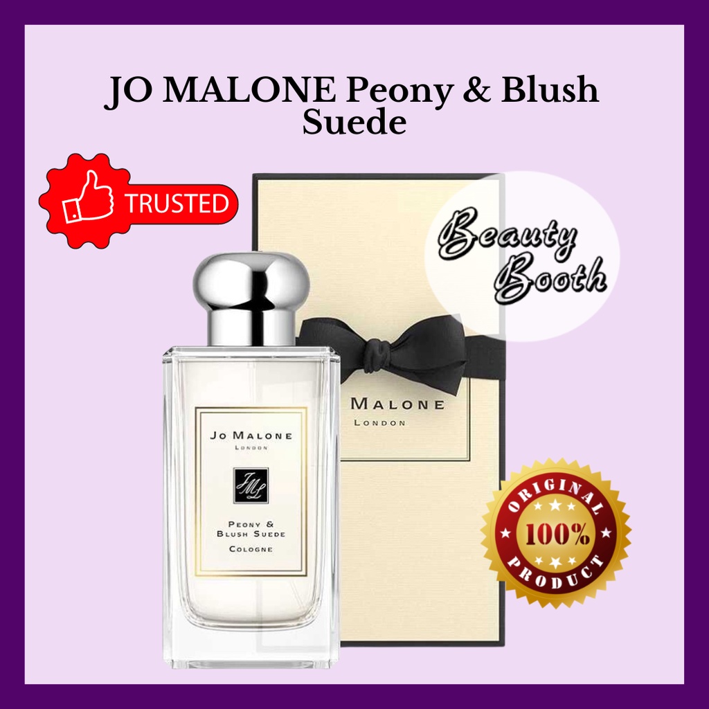 JO MALONE Peony &amp; Blush Suede 30ml 50ml 100ml ( FREE PAPERBAG )