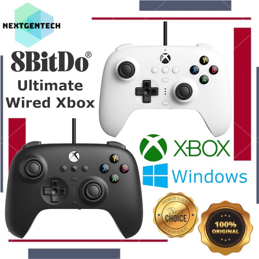 8Bitdo Ultimate Wired Controller Xbox Gamepad Windows PC Xbox Series Xbox One