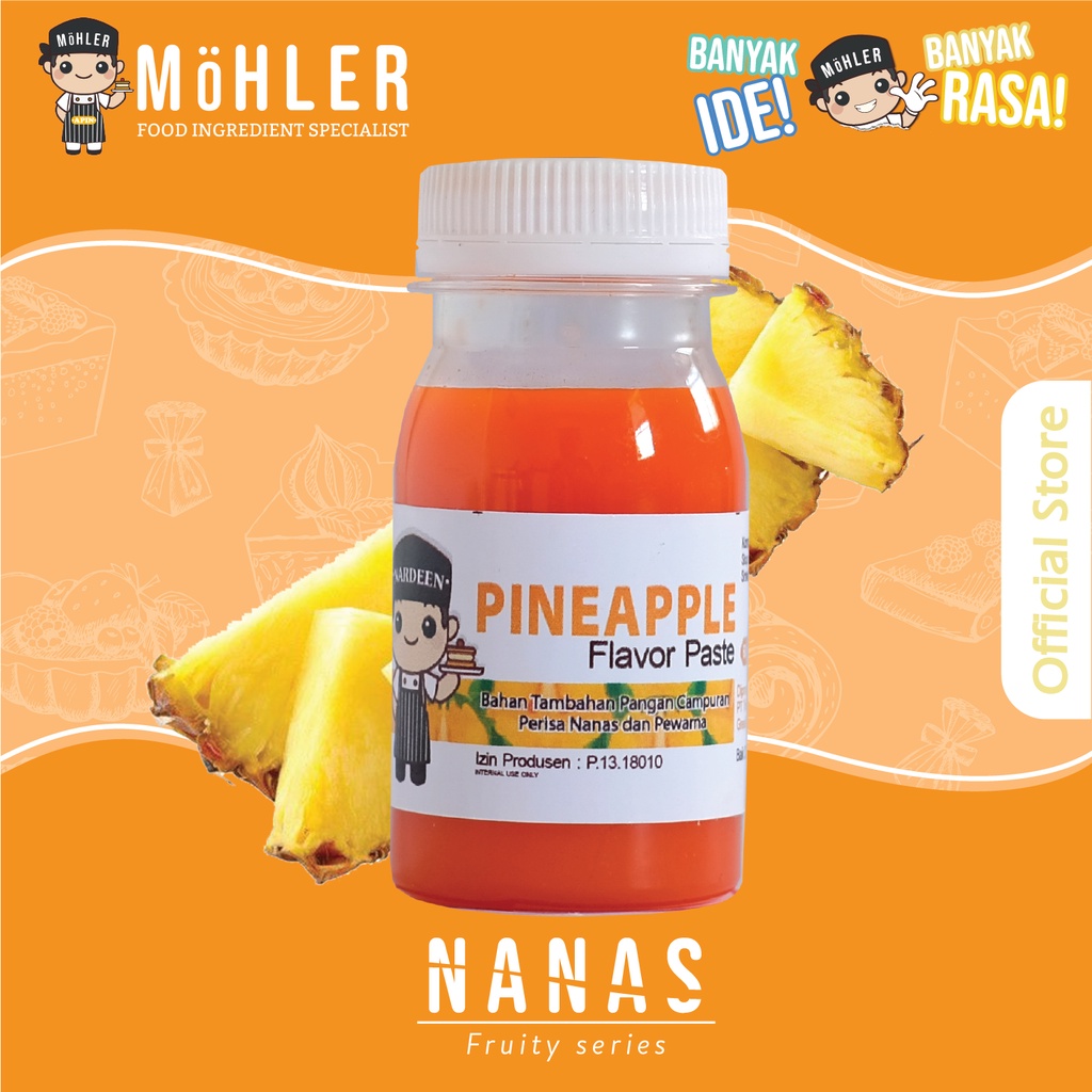 

✅ MOHLER Pasta perisa pewarna NANAS / PINEAPPLE