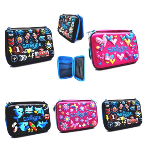 [ BAJ ] SMIGGLE HARD TOP PENCIL CASE ORGANIZER / KOTAK PENSIL SMIGGLE - TA044