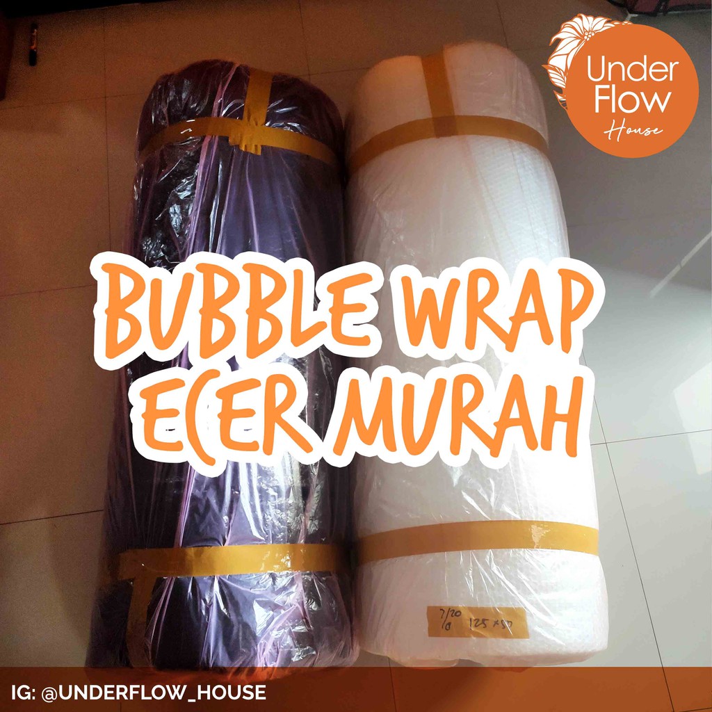 

Bubble wrap Hitam Bening Meteran / 5 Meteran | BubbleWrap Packing Aman Gulungan Roll Meter Murah