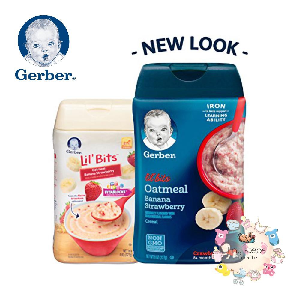 

Jual Gerber lil bits oatmeal banana strawberry Murah