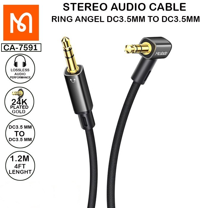 Kabel Aux Mcdodo CA-7591 Kabel Audio Stereo Jack 3.5MM 2M