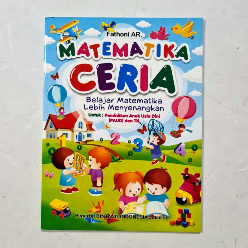 BUKU ANAK PAUD DAN TK MATEMATIKA CERIA FULL COLOUR