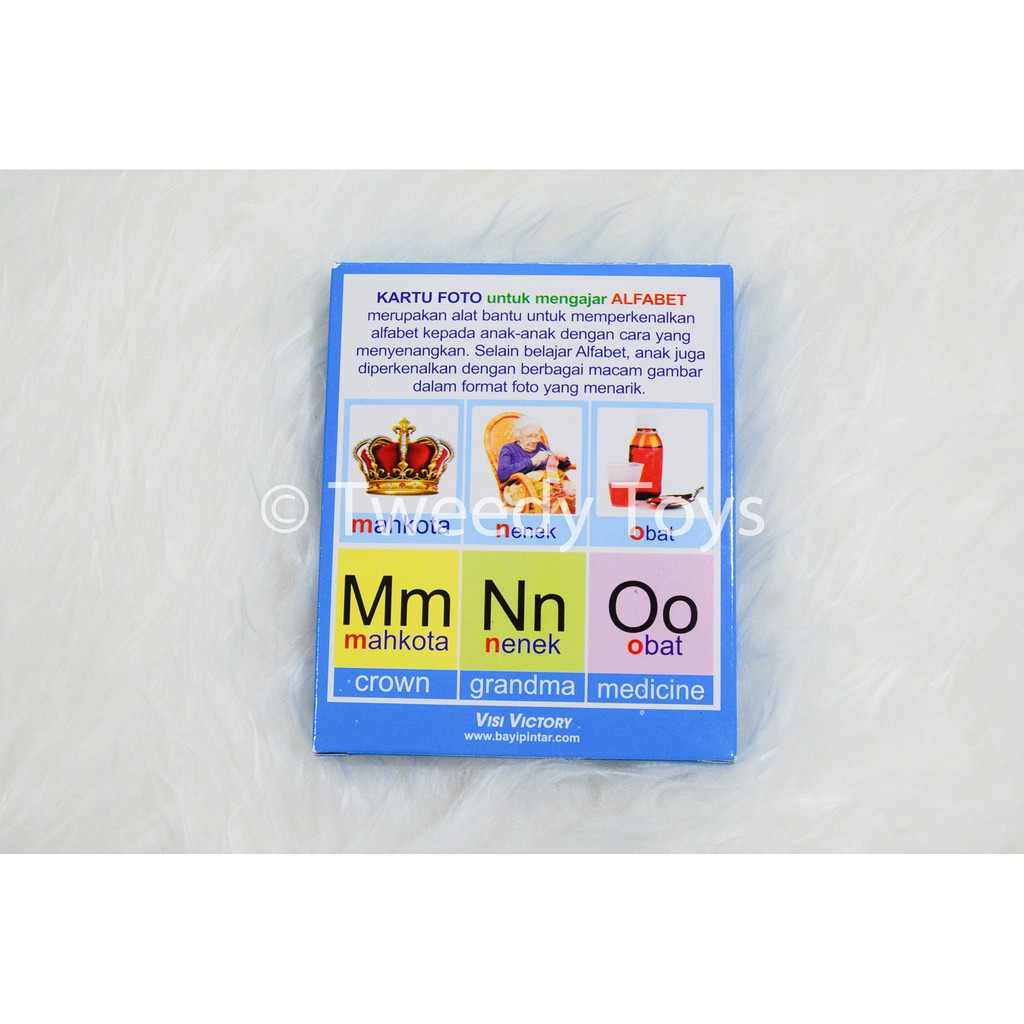 TweedyToys - Flashcard Kartu Pintar Alfabet Murah