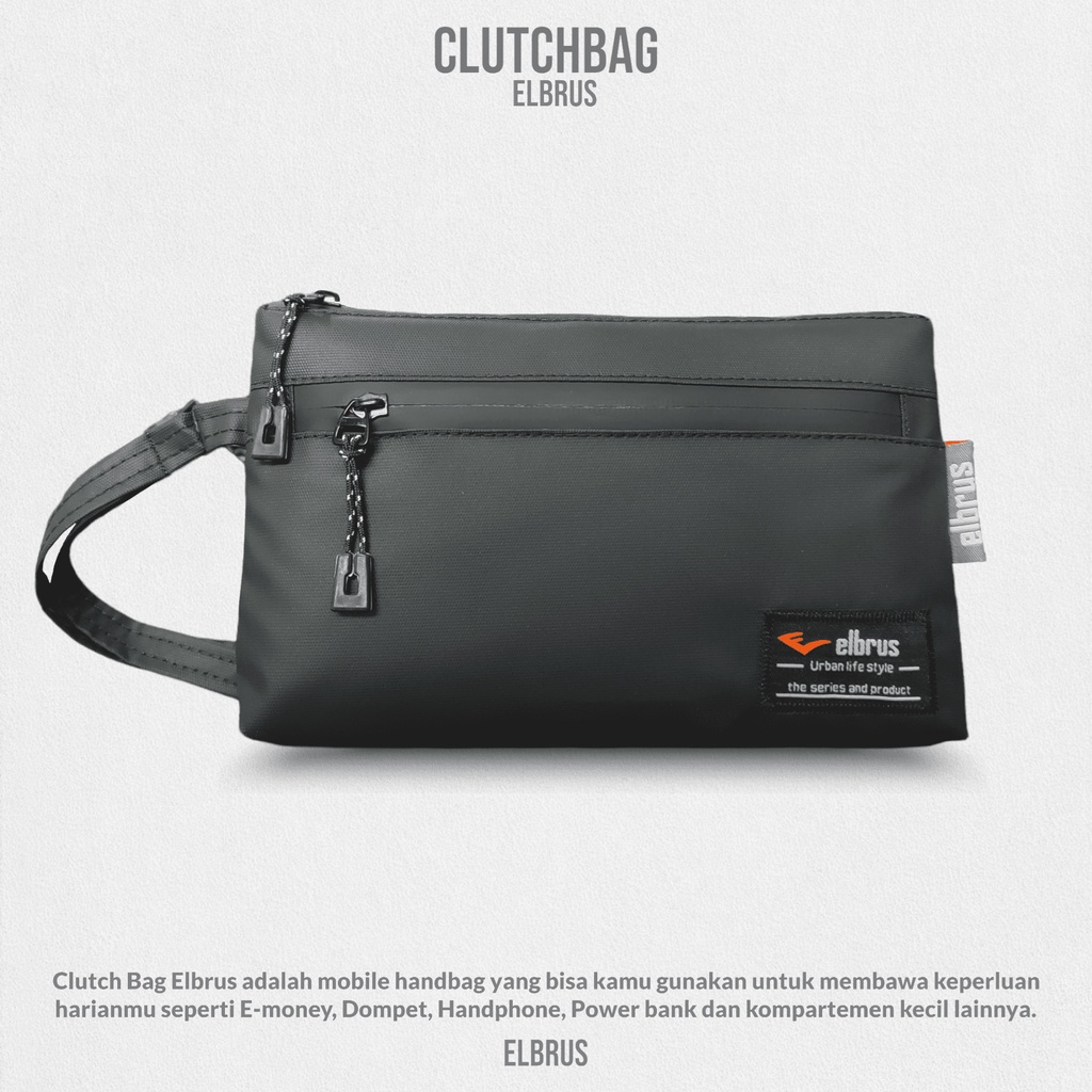 Clutch Bag Pria Wanita ELBRUS Noris Waterproof