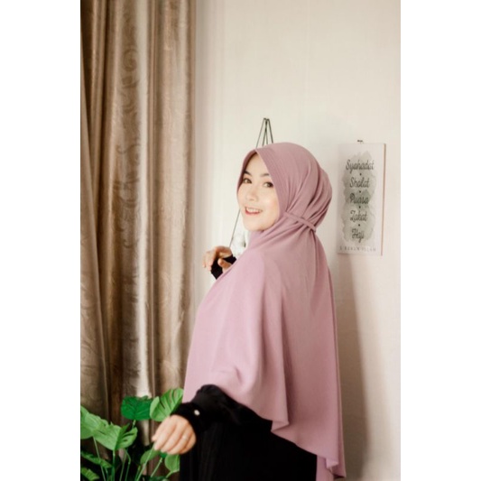 Bergo Crinkle Premium jumbo ped atau non ped