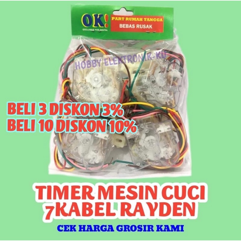 TIMER MESIN CUCI 7KABEL RAYDEN