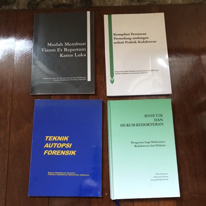 Buku Forensik Medikolegal UI (1 set 4 buku) ORIGINAL