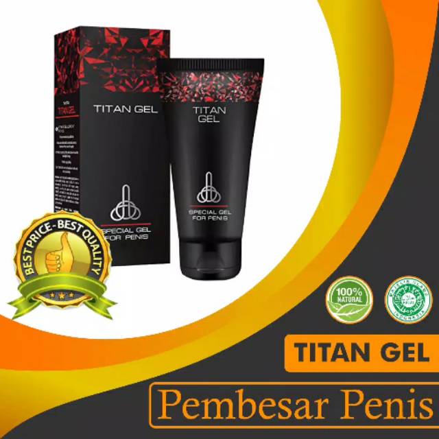 (COD) Promo TItan Gel Asli Original Besar Kuat Tahan Lama Made In Rusia