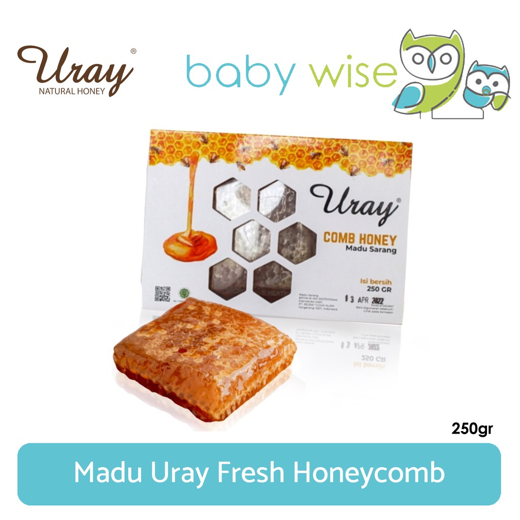 

Madu Uray Fresh Honeycomb 250gr