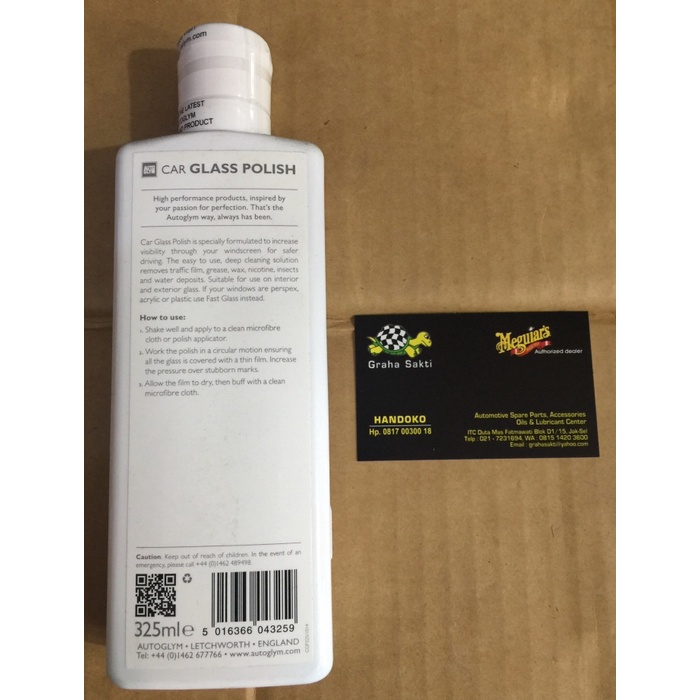 READY Autoglym Car Glass Polish LIMITED