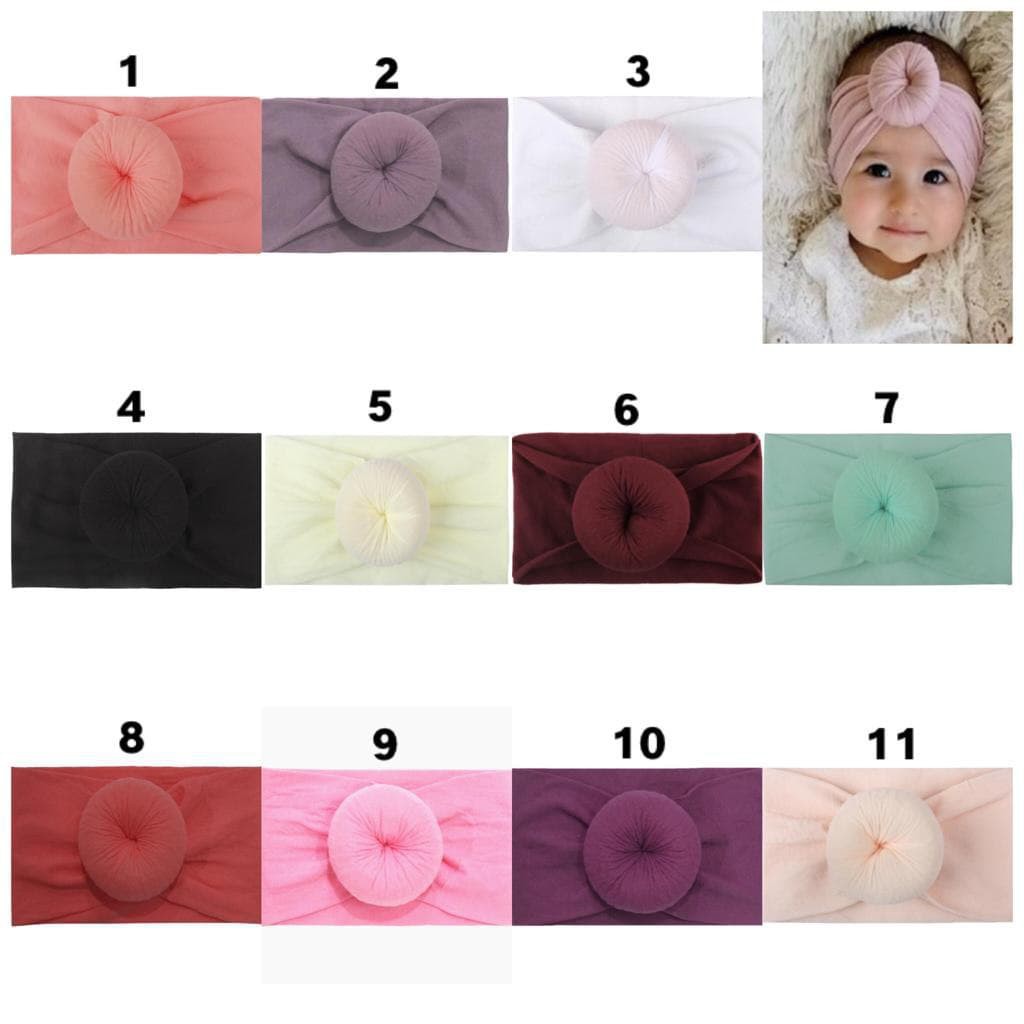 LIN8038 - Bandana Bayi / Headband / Aksesoris rambut / Pita bayi cewek lucu soft