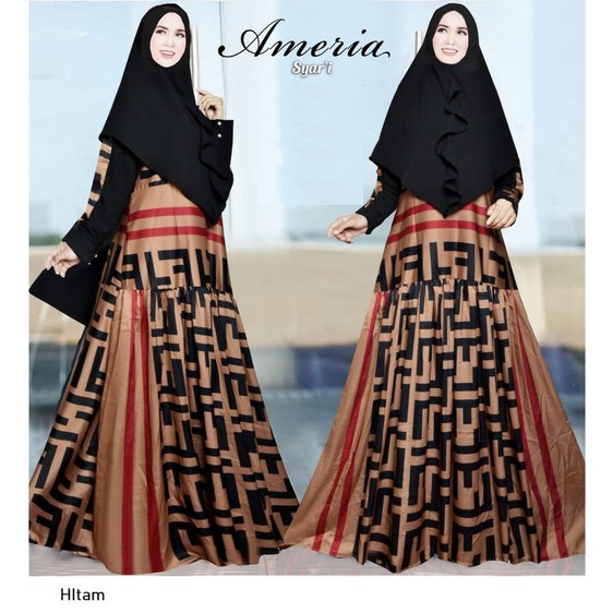 HOPYLOVY - Gamis PREMIUM Syari Jumbo Ameria