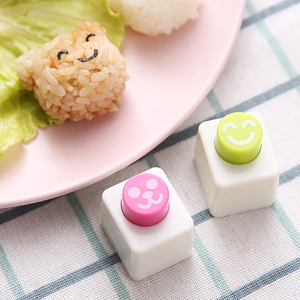 [house2020]Rice Ball Mold Sushi Embossing Mold Cute Bear Rice Ball Mold for Home Kitchen