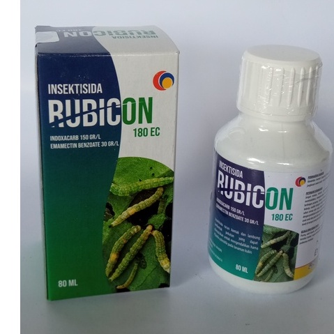 Insektisida RUBICON 180EC Isi 80ml Bahan Aktif Indoxacarb 150g/l emamectin benzoate 30g/l