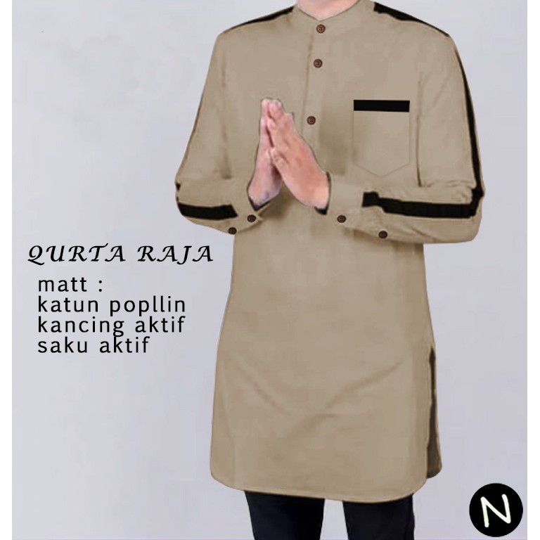 CTN Baju muslim Koko QURTA lengan panjang Best seller