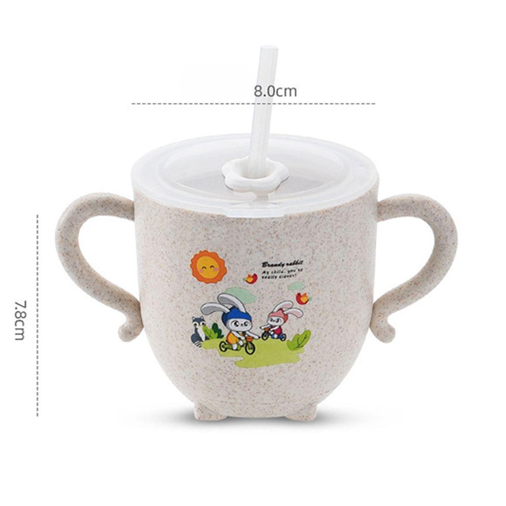 Solighter Straw Cup Portable Botol Minum Balita Bayi Anti Bocor Tahan Jatuh