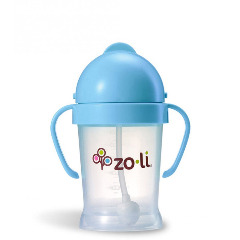 Zoli Straw Sippy Cup Bot 6 oz/180 ml - Blue