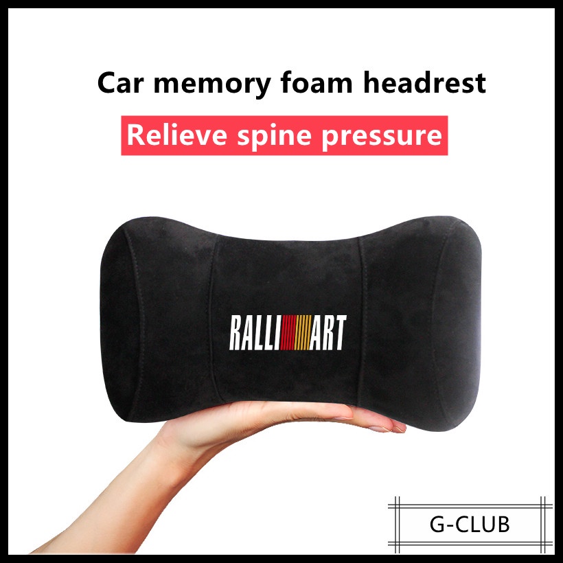 G-club Bantal Leher Bahan Kulit Rusa Memory Foam Untuk Headrest Mobil mitsubishi