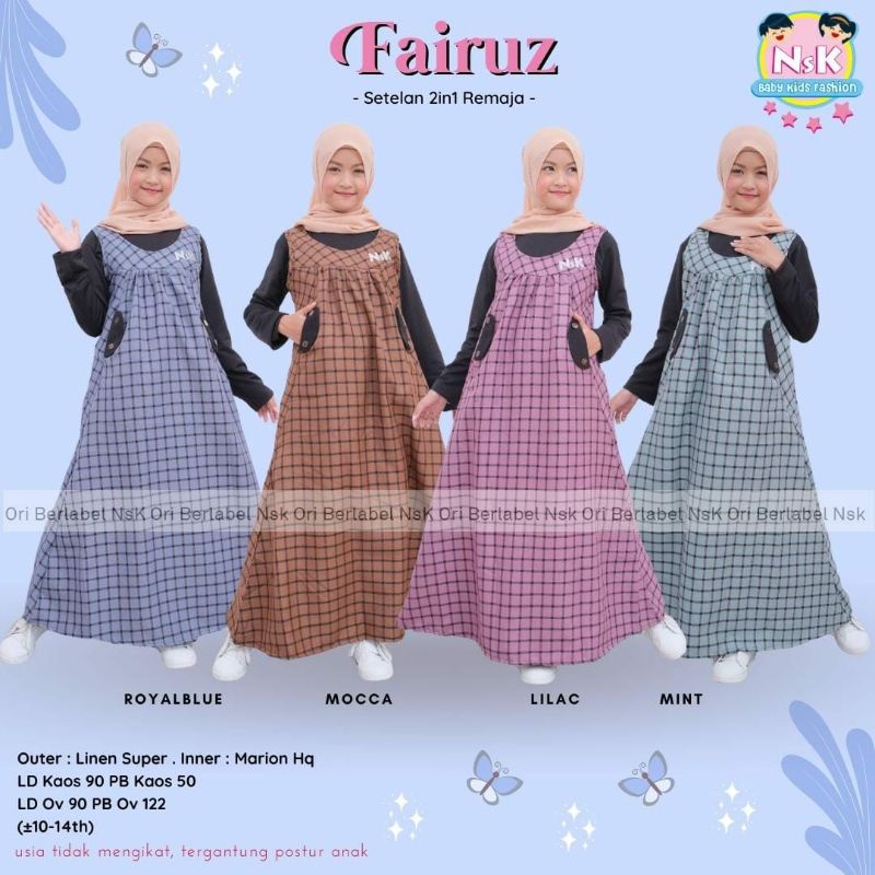 dress muslim anak fairuz