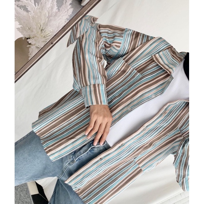 ALMON STRIPE SHIRT C3