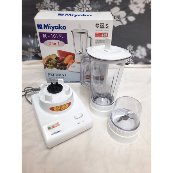 BLENDER / Pelumat 2in1 Miyako BL-101 PL Plastik GARANSI