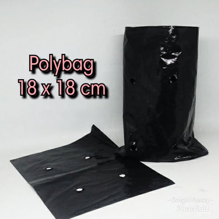 Polybag Polibag Plastik Ukuran 18 x 18 cm - Kualitas Premium Tebal