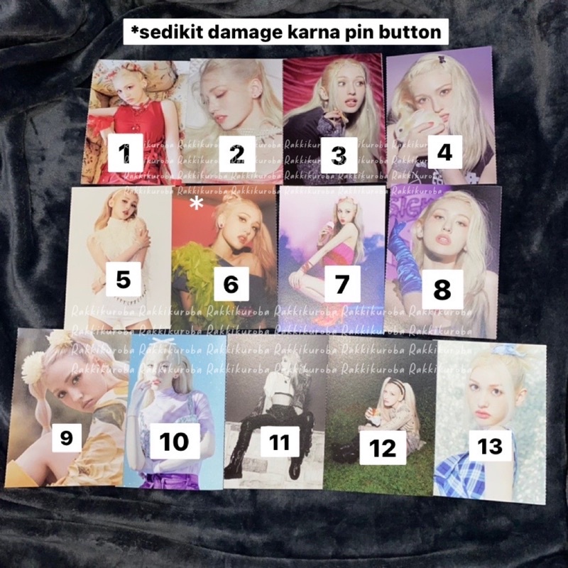 [BACA DESKRIPSI] SOMI album xoxo lyric/postcard