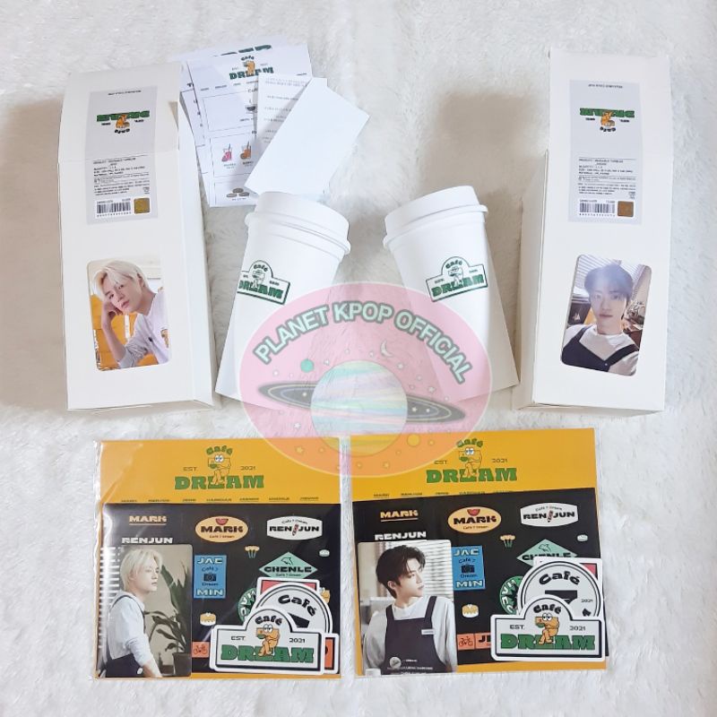 READY STOCK MD CAFE 7 DREAM TUBLER JENO JAEMIN & LUGAGE STICKER SET JENO JAEMIN